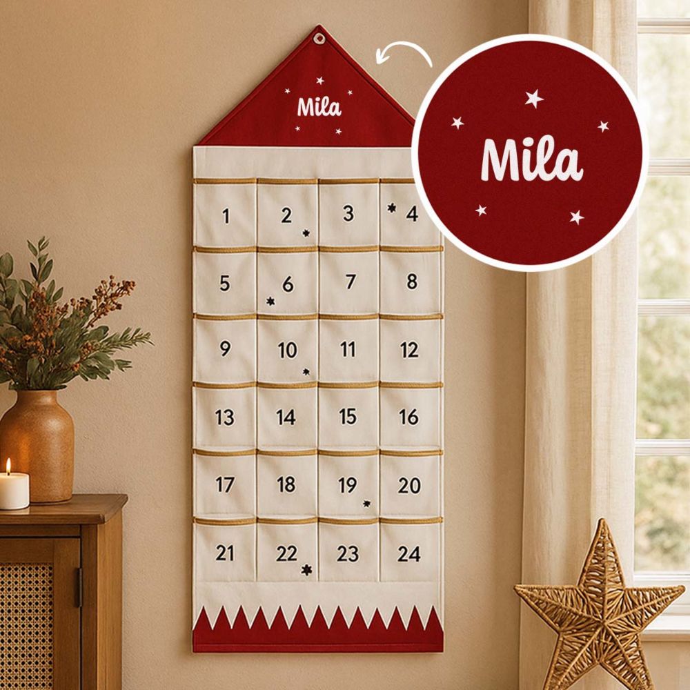 Personalisierbarer Adventskalender mit Name