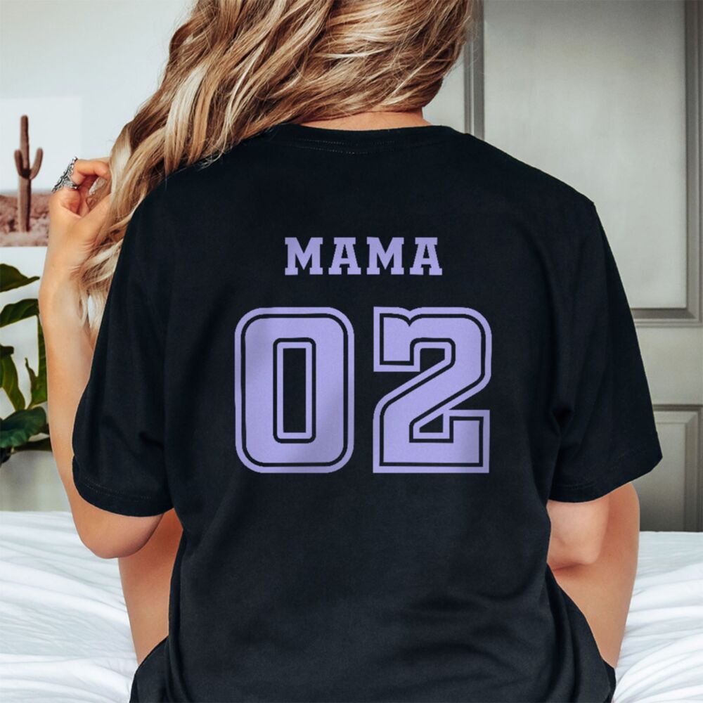 Gepersonaliseerd t-shirt met nummer en naam