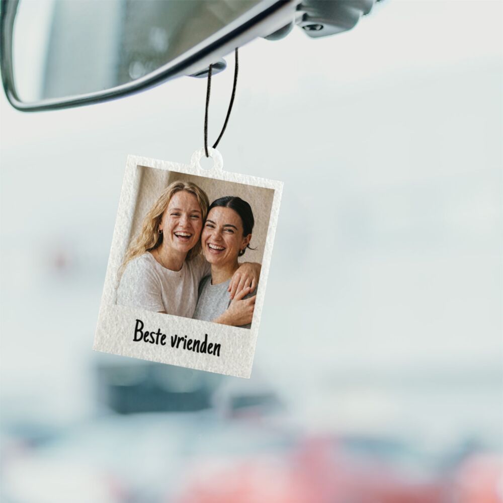 Personaliseerbare Luchtverfrisser Auto met Foto – 2er Set