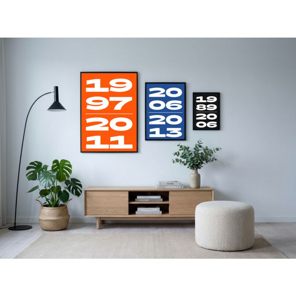 Gepersonaliseerde Poster met Twee Wunschjaren