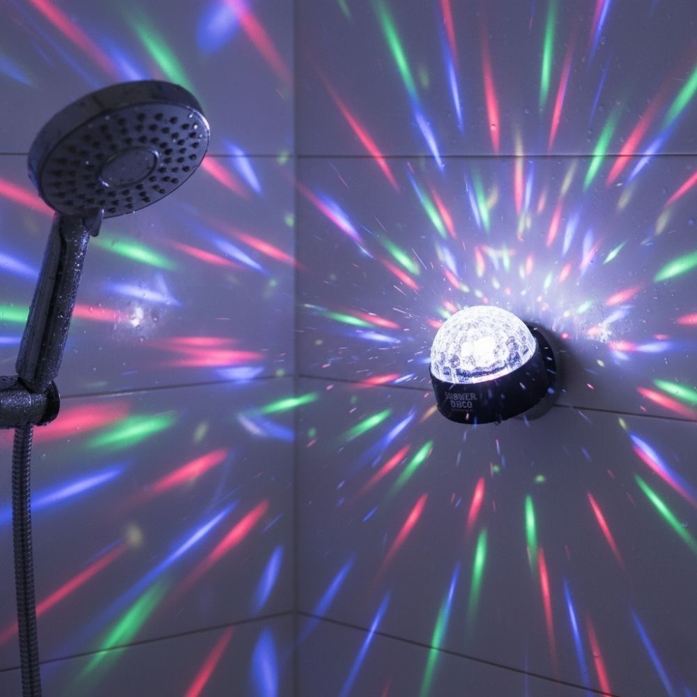 Disco douche lamp