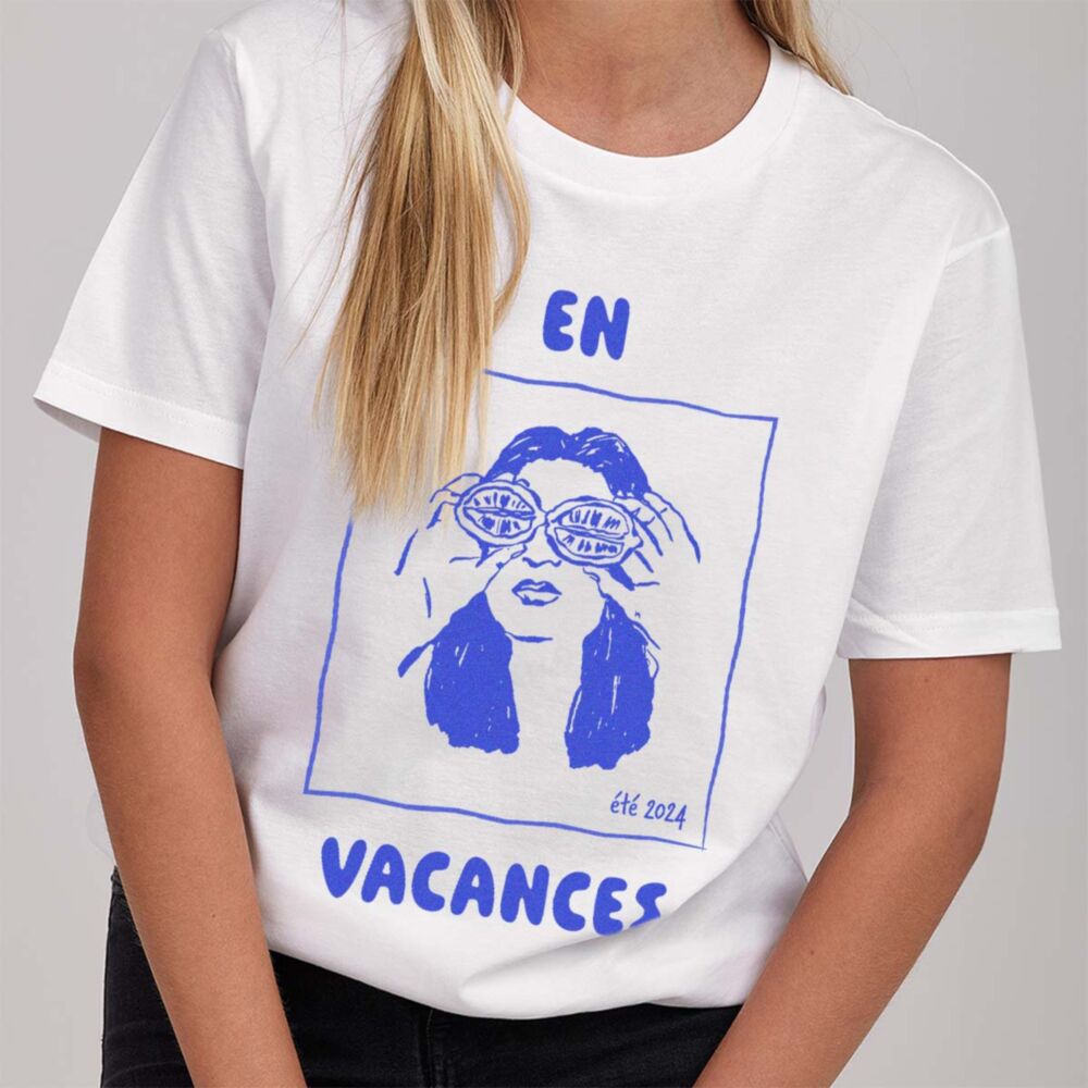 Gepersonaliseerd t-shirt met illustratie en tekst
