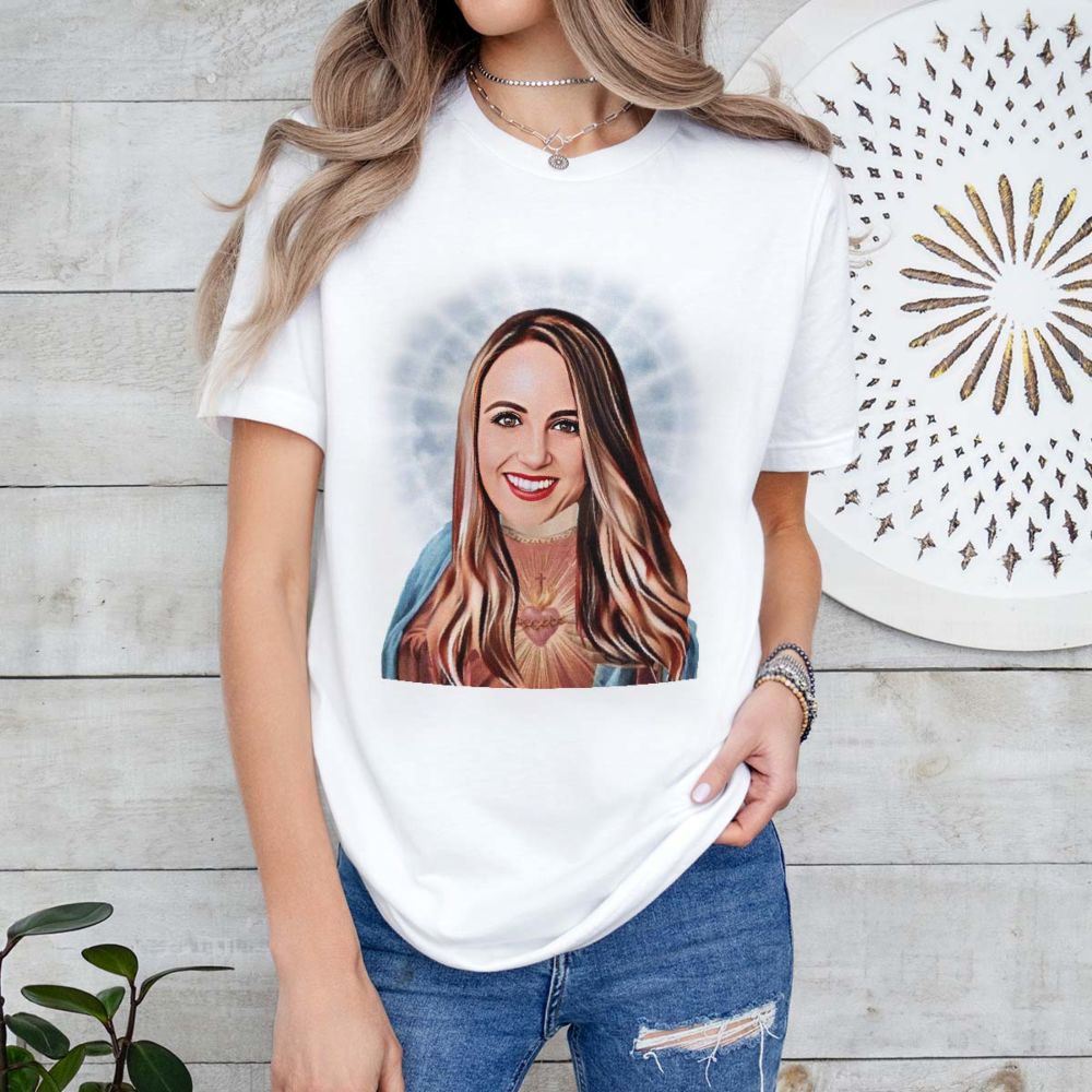 Gepersonaliseerd t-shirt met halo en gezichta