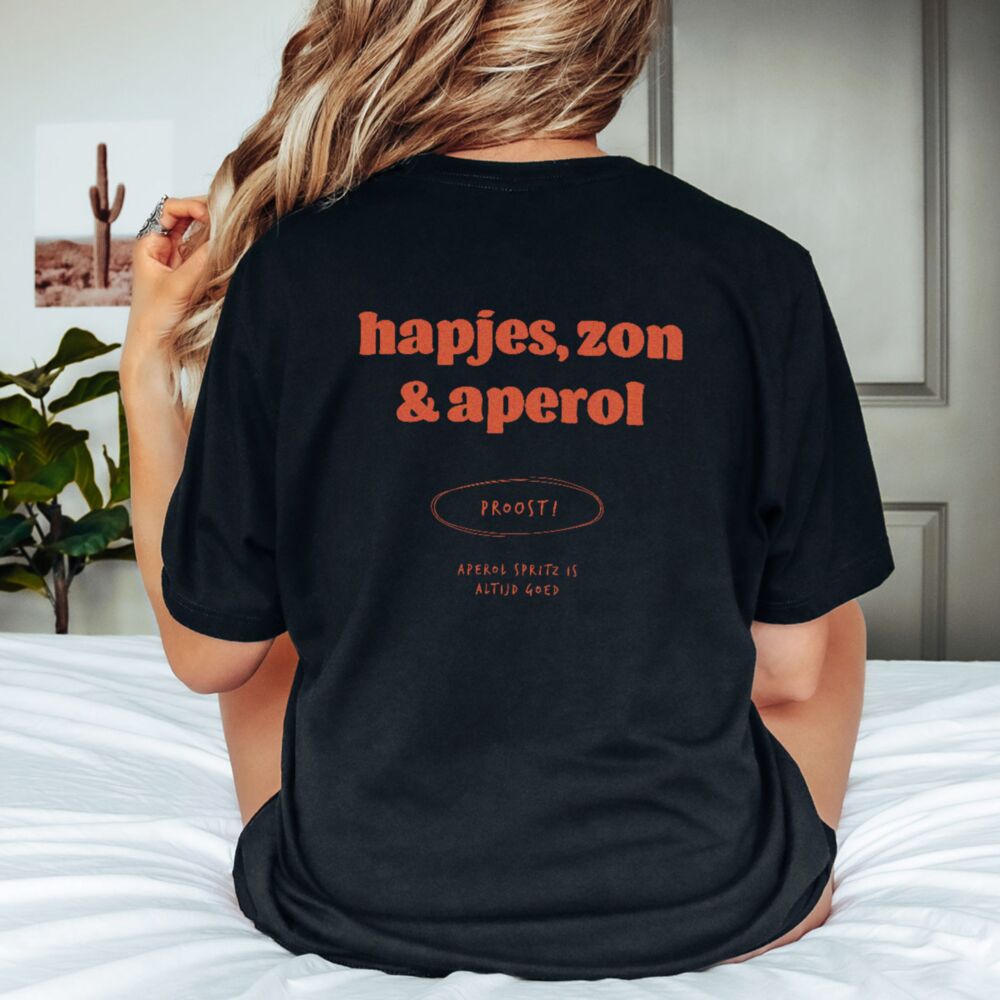 Gepersonaliseerd t-shirt met spreuk en naam