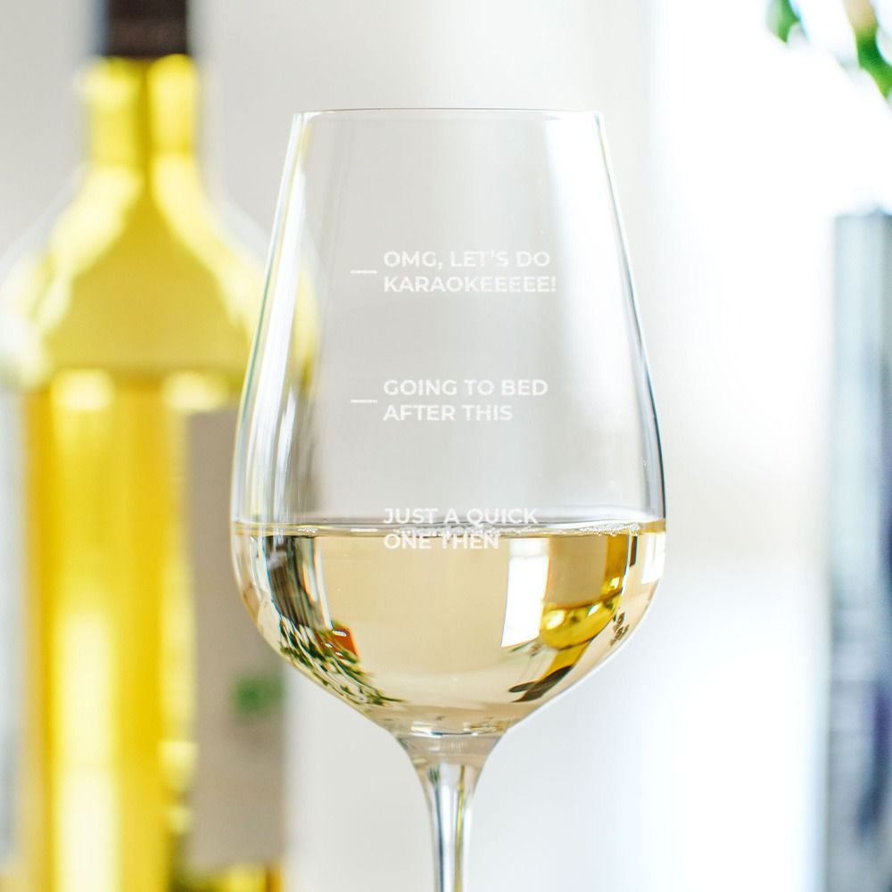 Wijnglas met Naam