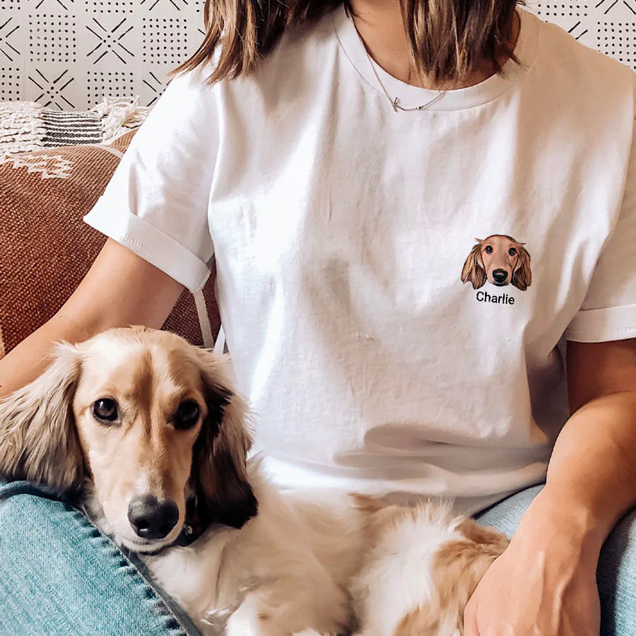 T-shirt met jouw huisdier als comic