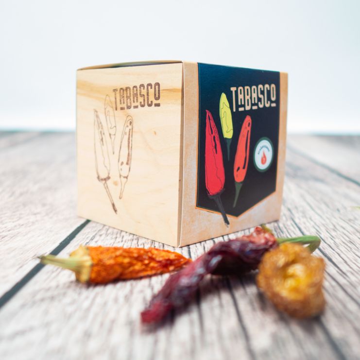 ecocube - chili in houtblokken - Tabasco
