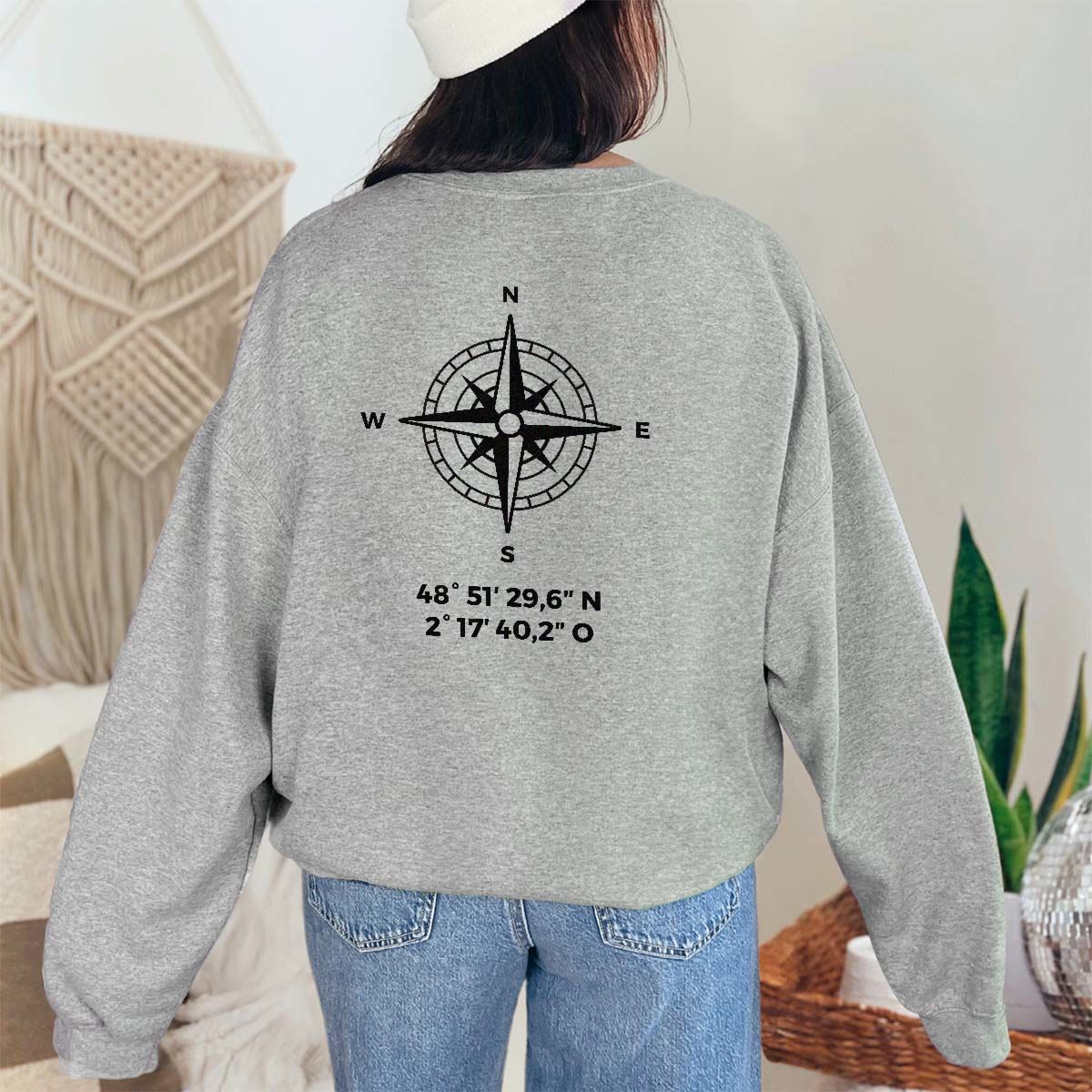 Heren Hoodie Sweater Donkerblauw Met Rits Personaliseren Eigen Ontwerp