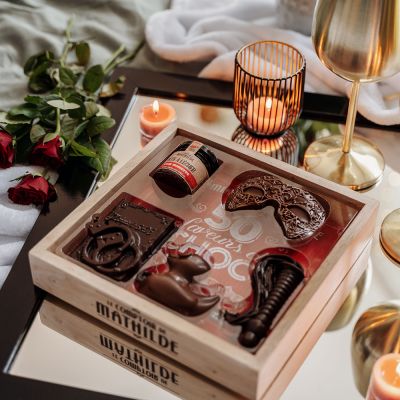 Valentijnscadeau voor haar 50 tinten chocolade box set
