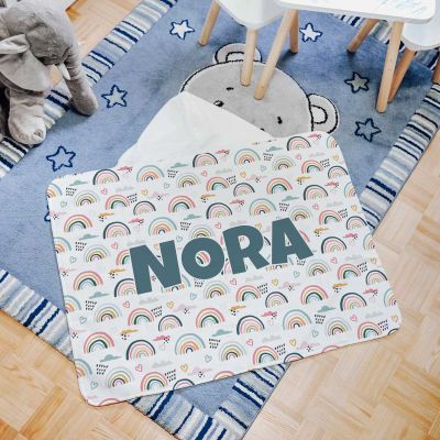 Gepersonaliseerde Kinderhanddoek met Capuchon met Naam