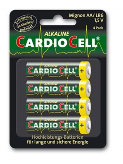 Cardiocell batterij Mignon Plus AA-LR6 4-pak
