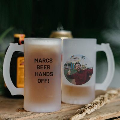 Sinterklaas cadeau bierpul met foto en tekst