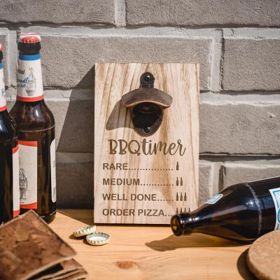 Flesopener en Bieropener Muur BBQ