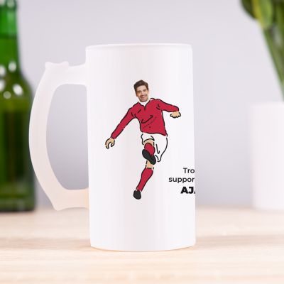 Bierpul voor Voetbalfans met Foto en Tekst Bierpul voor Voetbalfans met Foto en Tekst