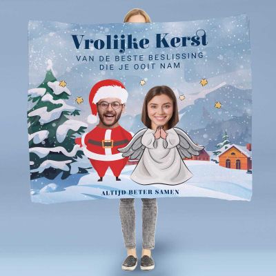 Kleine Deken met Foto en Tekst