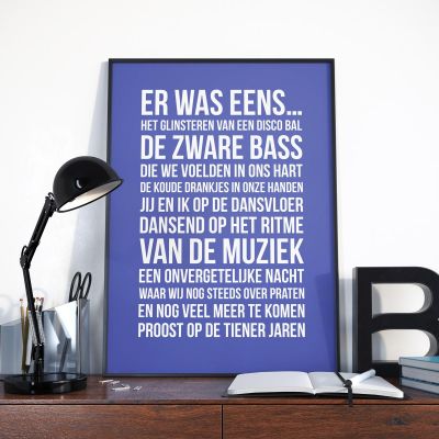 Personaliseerbare poster – er was eens... Personaliseerbare poster – er was eens...