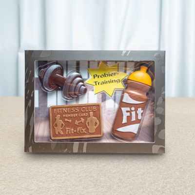 Fitnessset van chocolade Fitnessset van chocolade