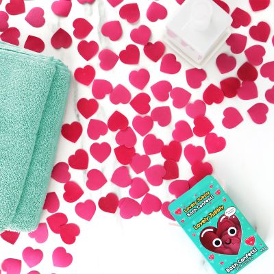 Valentijnscadeau voor haar Hartjes confetti voor in bad