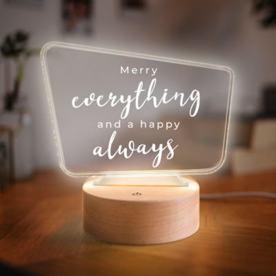 LED Lamp Reclamebord Design
