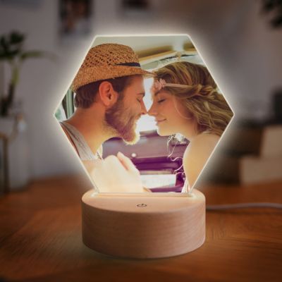 Gepersonaliseerd cadeau LED lamp met foto