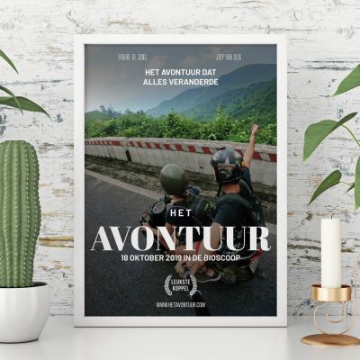 Personaliseerbare poster in filmposter stijl Personaliseerbare poster in filmposter stijl