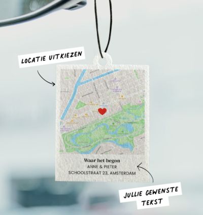 Gepersonaliseerde luchtverfrisser waar het begon
