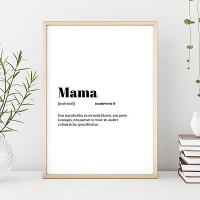 Personaliseerbare Woordenboek Poster