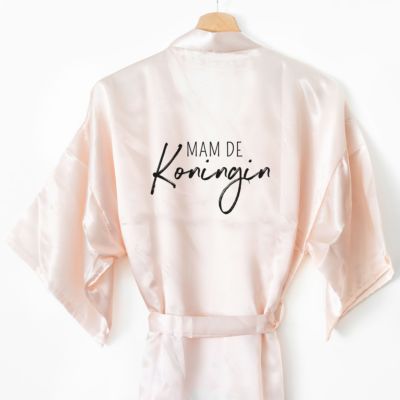 Gepersonaliseerde Kimono Dames met Text van Satijn