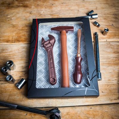 Werkzeug aus Schokolade Gereedschap uit chocolade