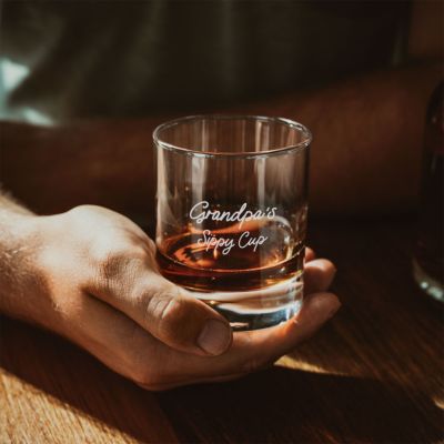 Gepersonaliseerd whisky glas met tekst - Design