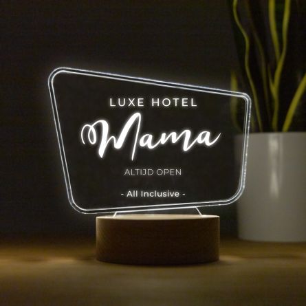 LED Lamp Reclamebord Design