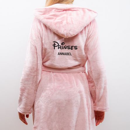 Personaliseerbare badjas prinses