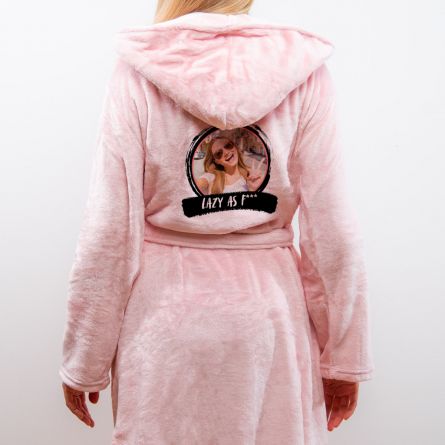 Personaliseerbare badjas met foto & tekst