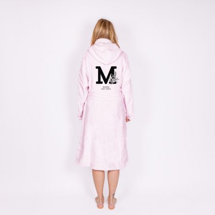 Badjas Monogram met Tekst