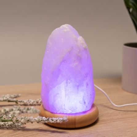 Himalaya zoutlamp met USB