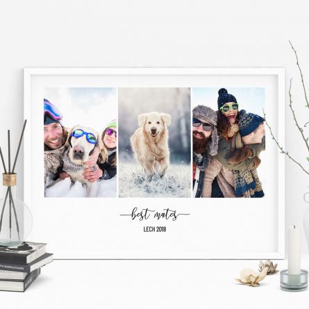 Poster met 3 foto’s en tekst