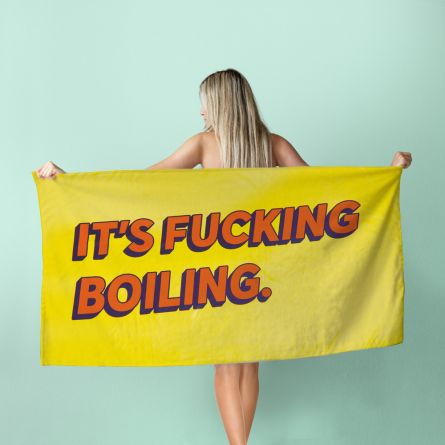 Handdoek It’s Fucking Boiling
