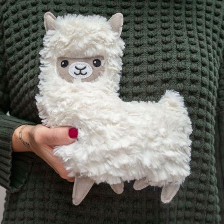 Verwarmbare lama knuffel