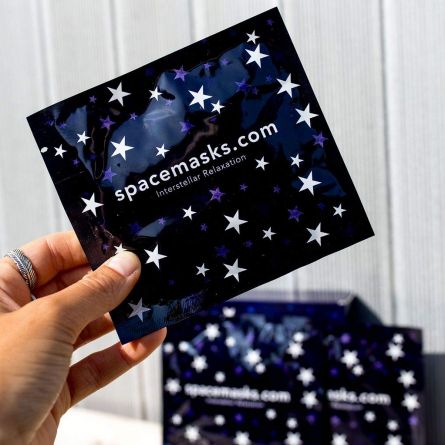 Space Oogmaskers met Jasmijngeur set van 5