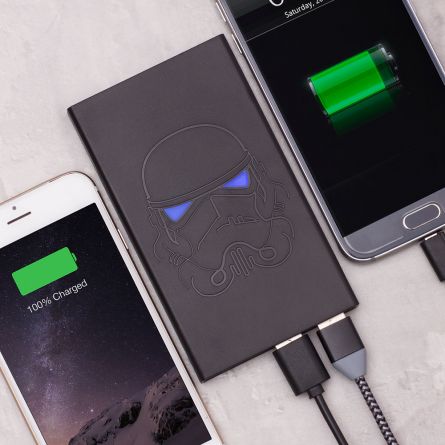 Originele Stormtrooper powerbank met LED lichtjes