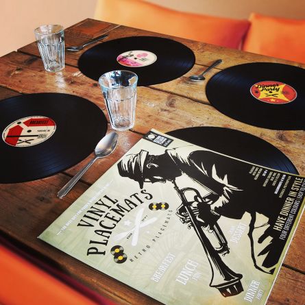 Vinyl Placemats Set van 4