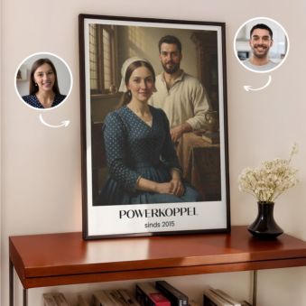 Gepersonaliseerde schilderij poster