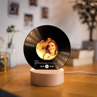Gepersonaliseerde LED-lamp LP Plaat