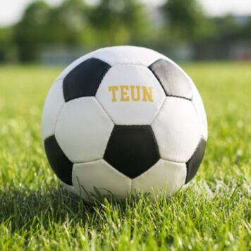 Gepersonaliseerde voetbal met naam