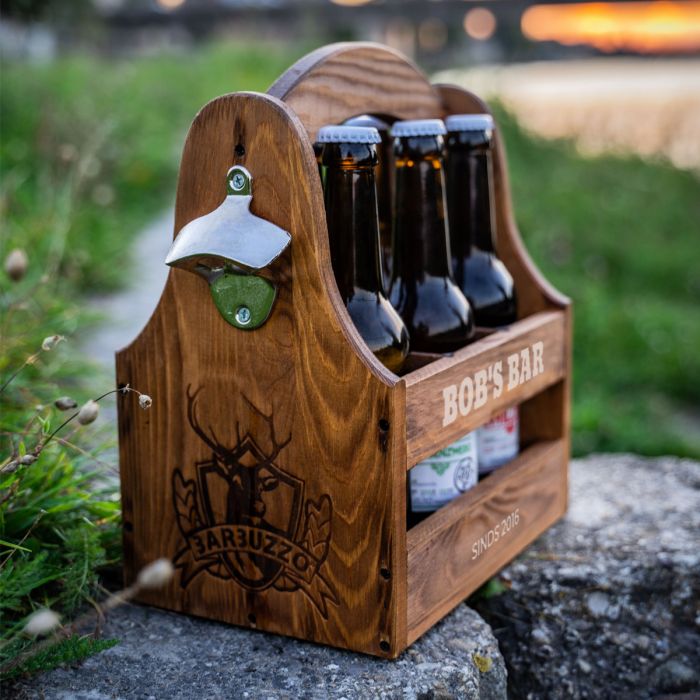 Flessenhouder met tekst main product photo