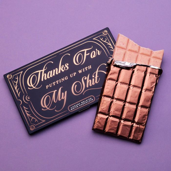 Chocolade 'Thanks For Putting Up With My Shit' main product photo