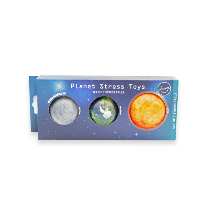 Zon, Maan & Aarde stressbal-set