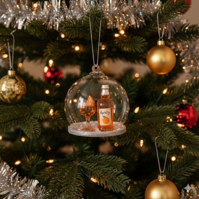 Aperol Spritz kerstbal