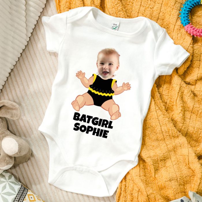 Gepersonaliseerde Baby Romper Superheld(in)