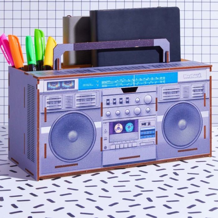 Boom Box bureau organizer